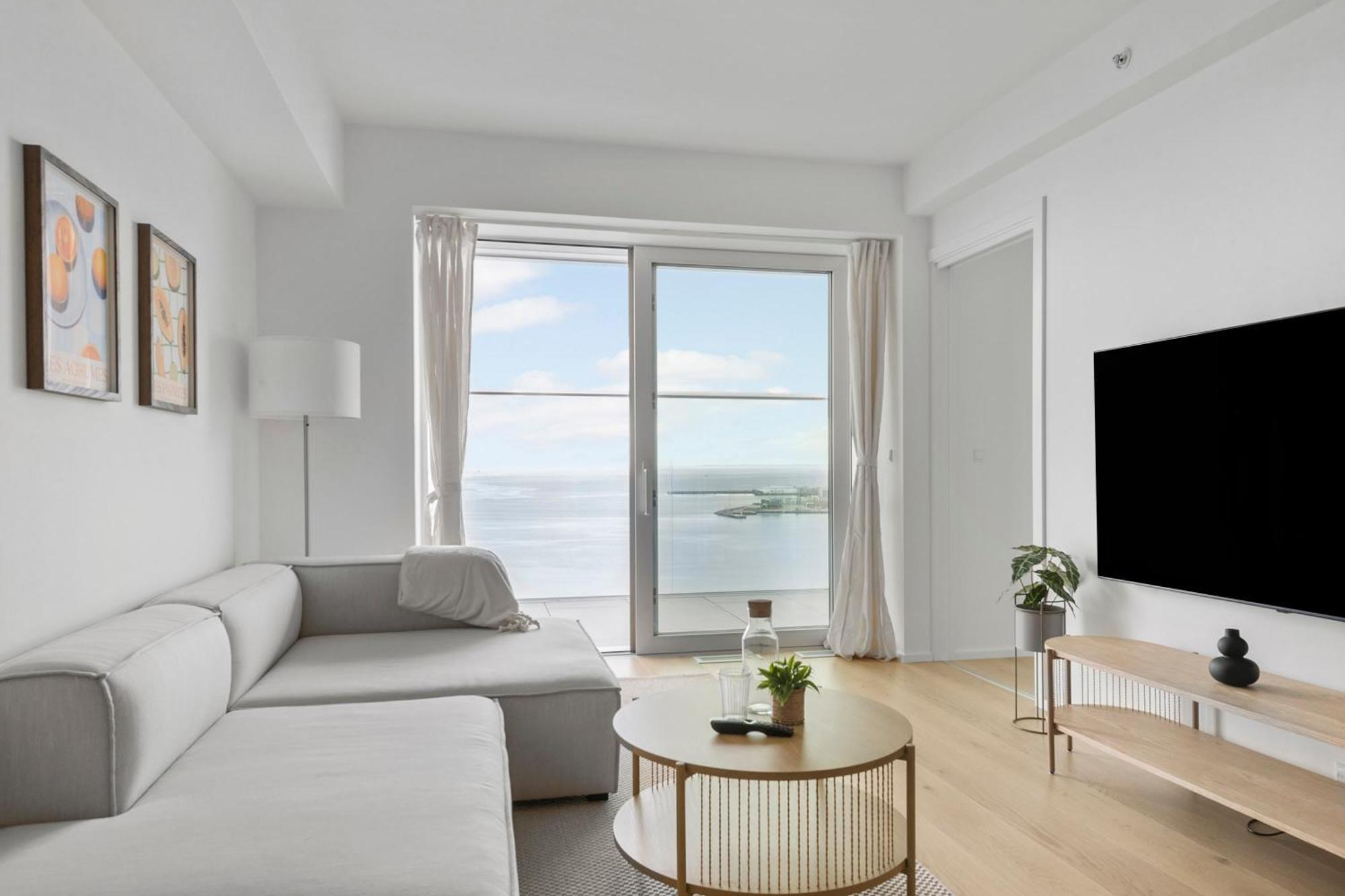 Endless Ocean Views With Private Balcony Apartment Aarhus Exterior photo